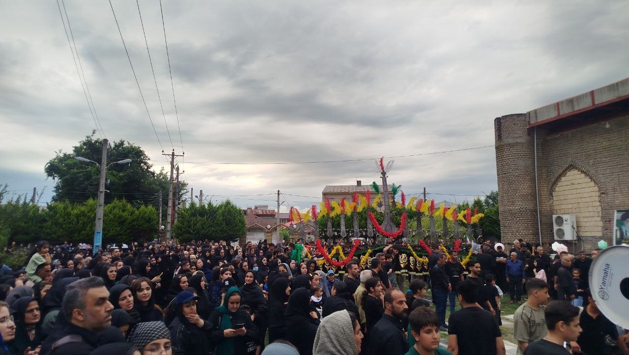 مراسم تاسوعای حسینی در آستانه اشرفیه
