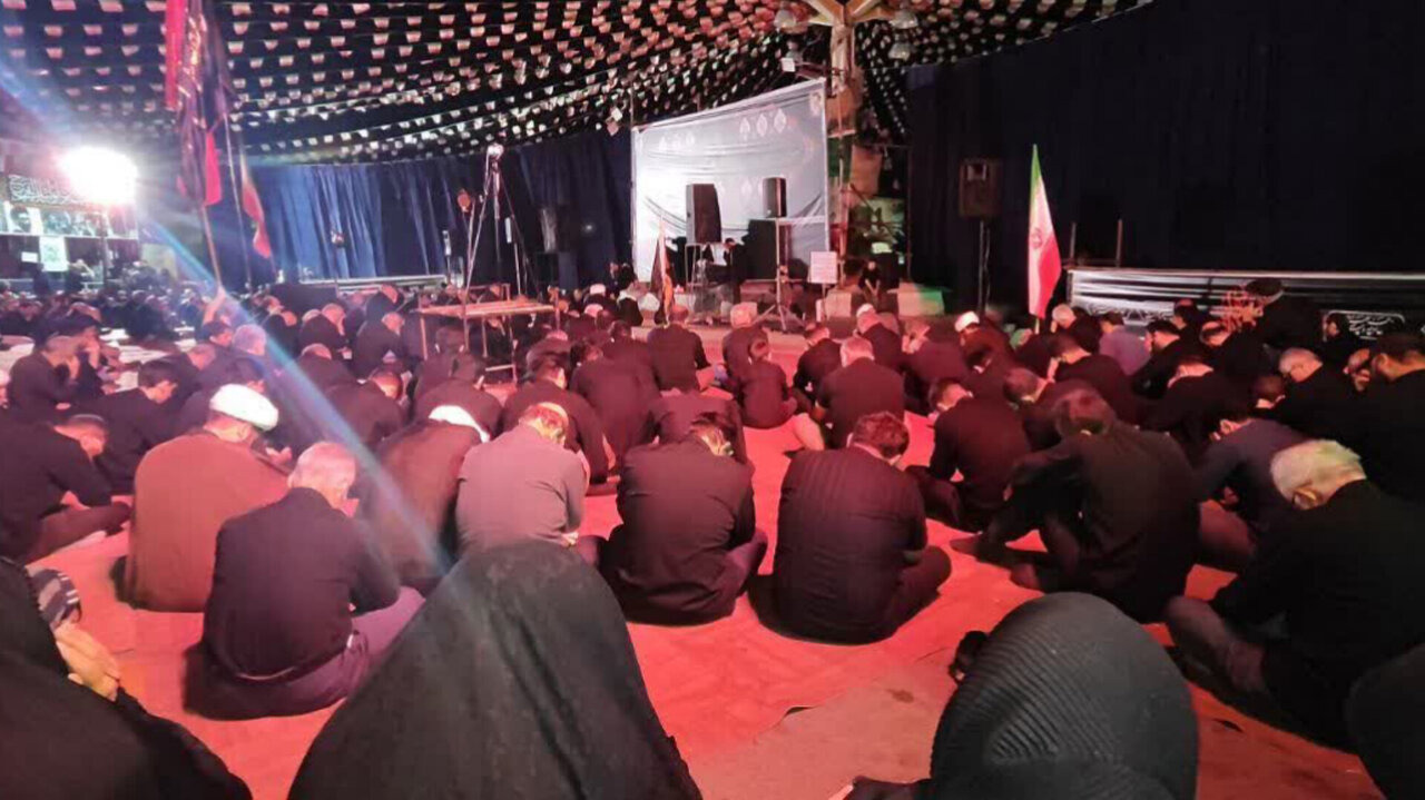 مراسم شام غریبان حسینی در رودسر برگزار سد