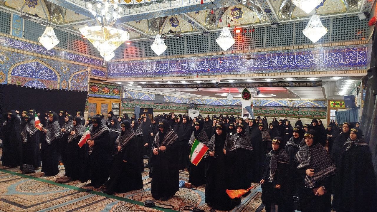اجتماع زنان عاشورایی رهروان زینبی در آستانه اشرفیه