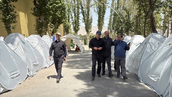 پارکینگ ۷۰۰۰ خودرویی و ۳۷۰۰ چادر در پارک ارم تهران برای زائران گیلانی