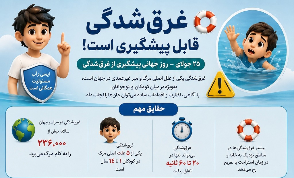 راهکار‌های دانشگاه علوم پزشکی گیلان برای پیشگیری از غرق‌شدگی