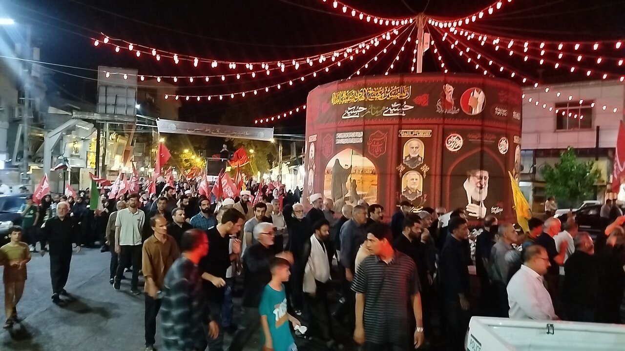 صدو پنجاه و هشتمین حضور مردم آستانه در خیابان