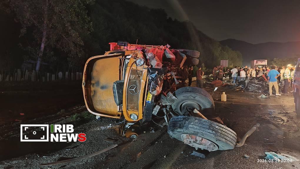 تصادف مرگبار در جاده قدیم امامزاده هاشم رشت