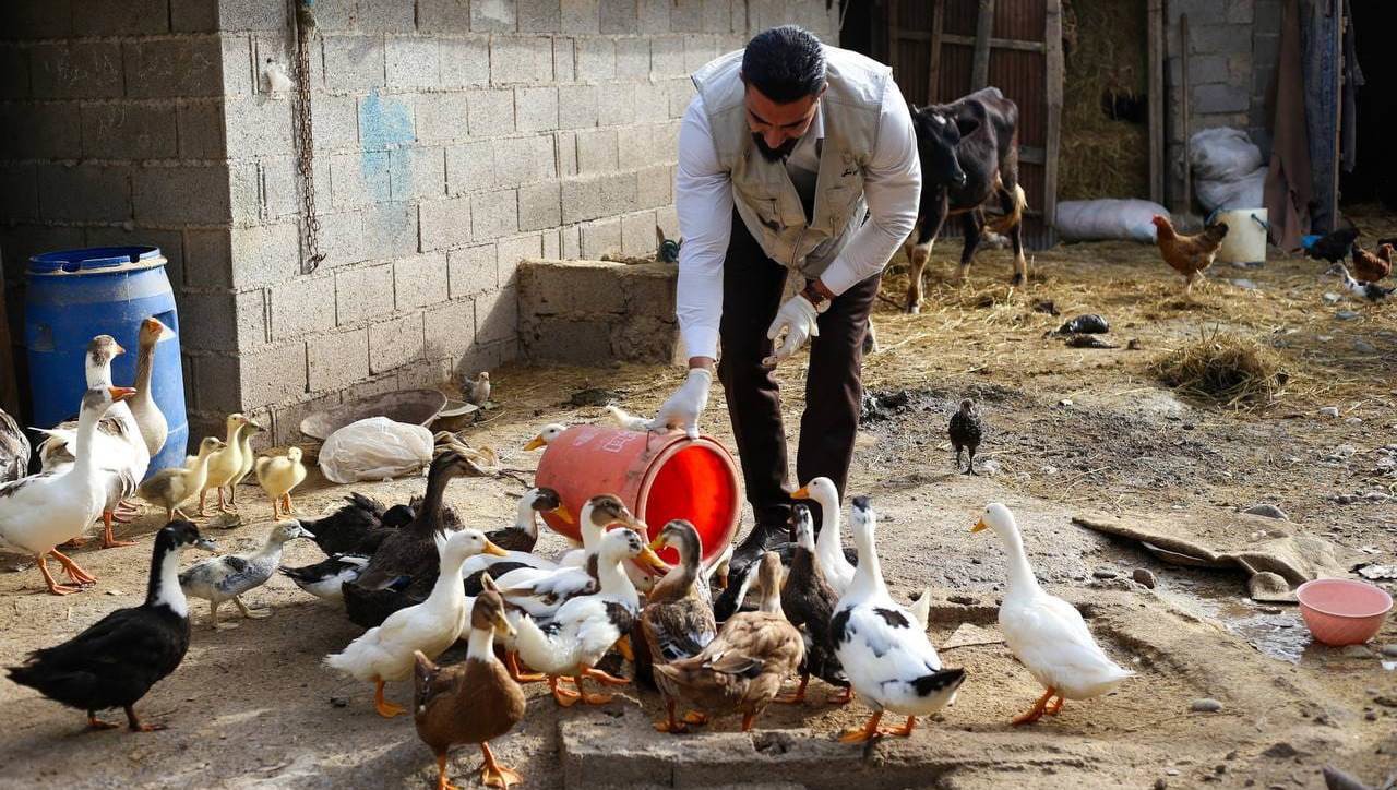 اردوی جهادی دامپزشکی در روستای «شهرستان» بخش سنگر