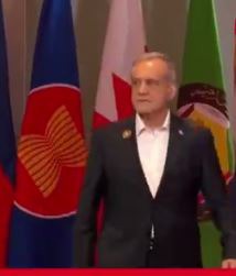 ورود رئیس جمهور کشورمان به محل برگزاری هجدهمین اجلاس سران بریکس