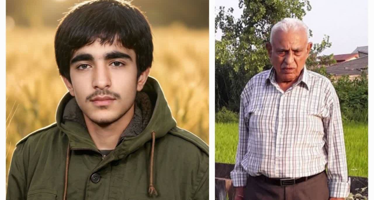 پدر شهید سیدبهرام ساداتی به فرزند شهیدش پیوست