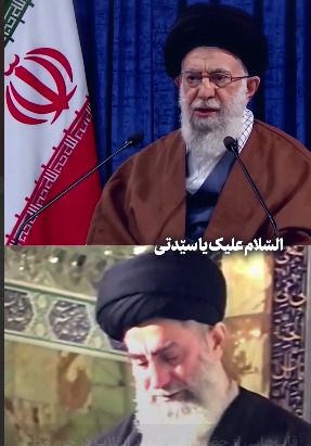 قاب‌هایی از حضور رهبر شهید انقلاب در حرم مطهر کریمه اهل بیت(س)