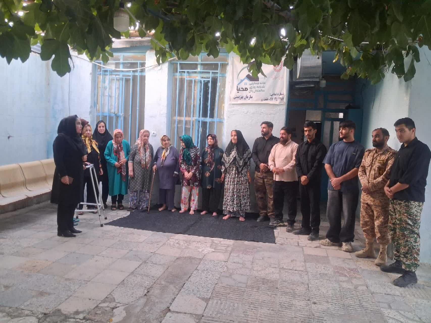 عیادت بسیجیان یاسوجی از خانه سالمندان