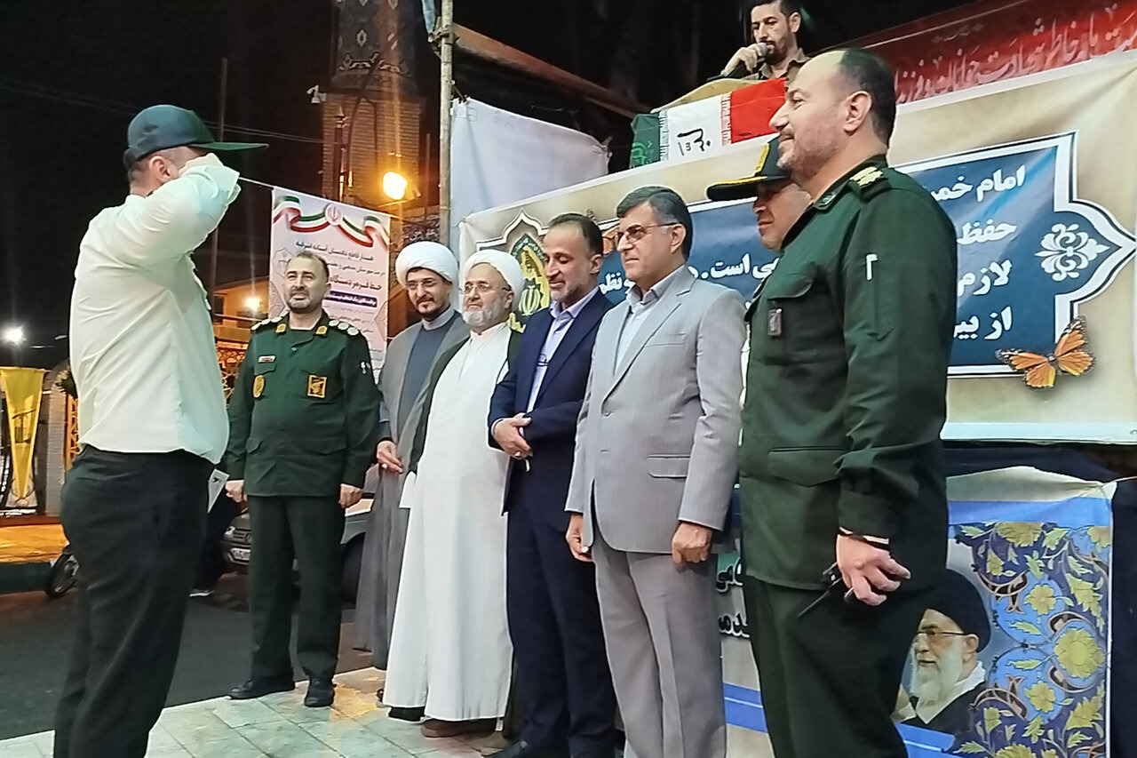 تقدیر از مدافعان نظم و امنیت در  تجمعات آستانه اشرفیه