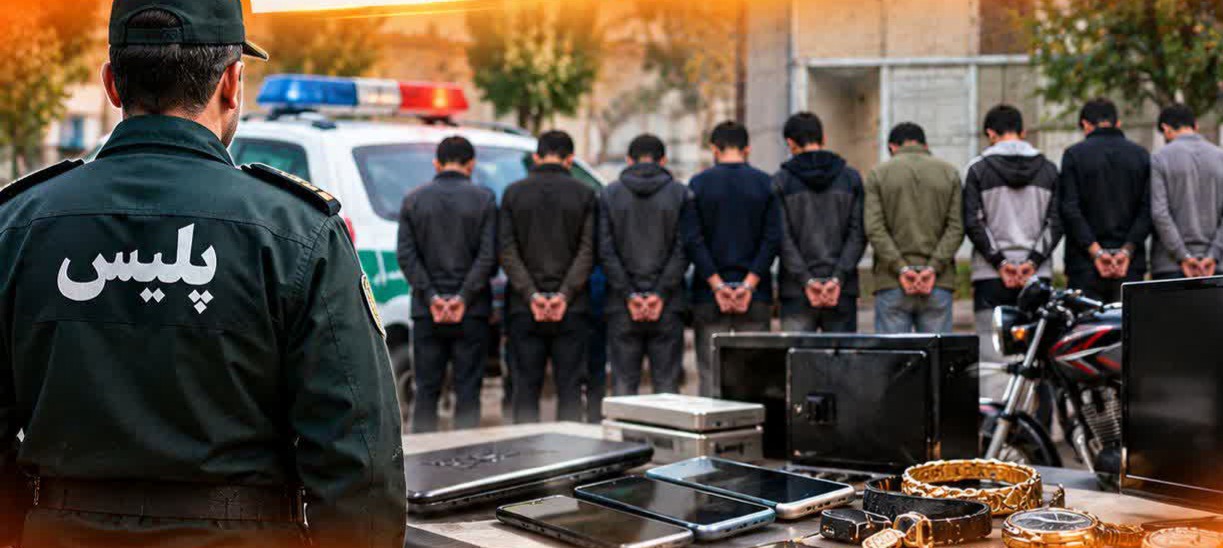 دستگیری ۹ متهم تحت تعقیب قضایی و انتظامی در سلسله لرستان
