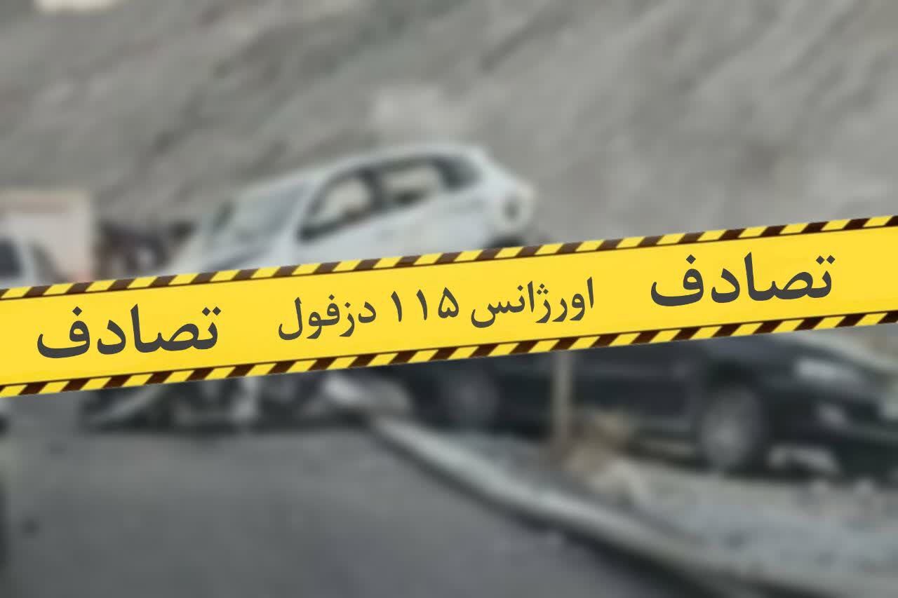 واژگونی پژو در جاده دزفول–شوشتر ۵ مصدوم داشت