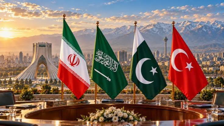 آغاز نشست چهارجانبه ایران، پاکستان، ترکیه، عربستان درباره امنیت و ثبات منطقه‌ای
