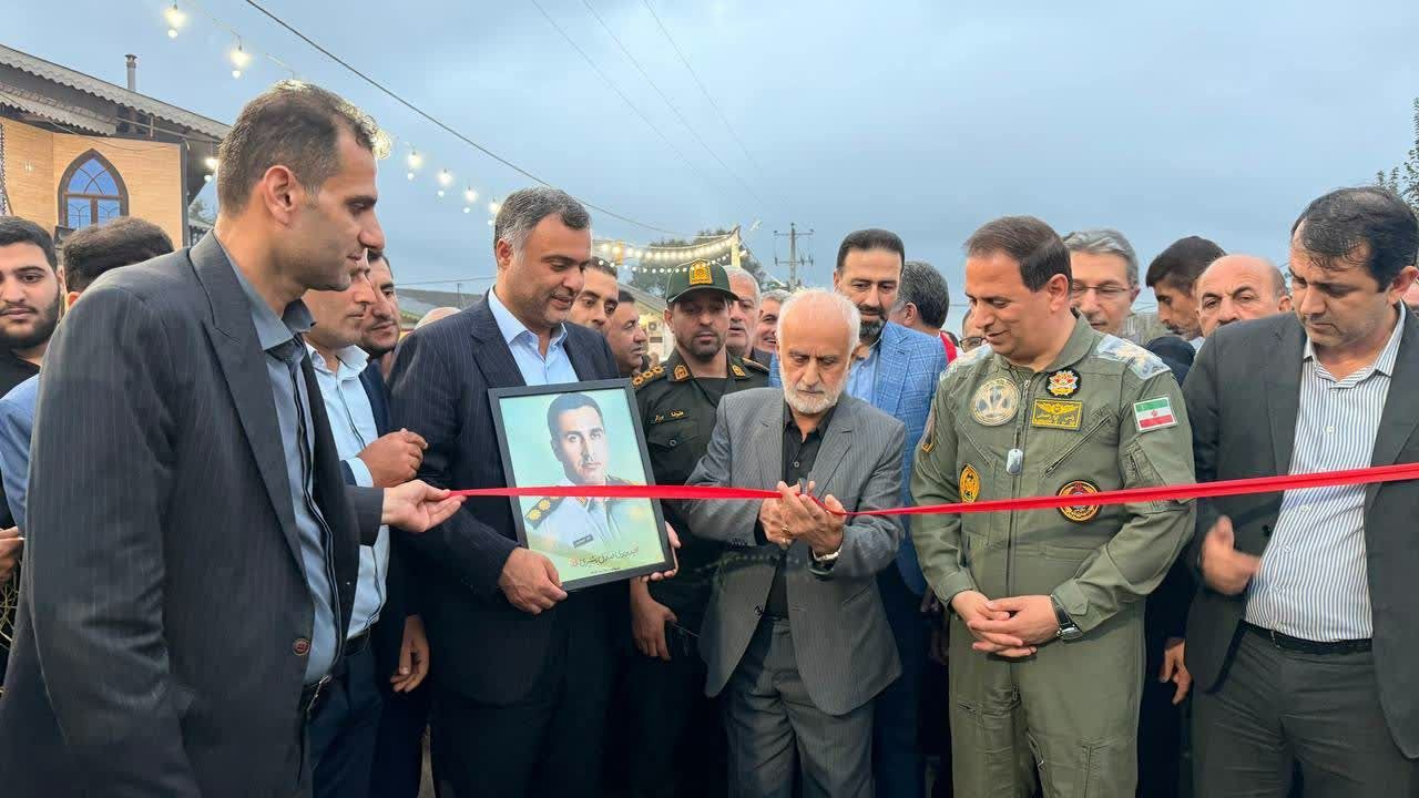 افتتاح میدان و بلوار ارتش روستای پشتیر صومعه‌سرا